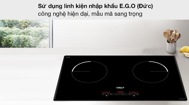Bếp từ đôi lắp âm Chef's DIH333
