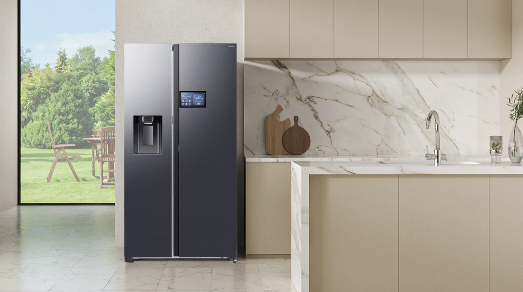Tủ lạnh Samsung Inverter 615 lít Side By Side AI Home RS90F65D2FSV