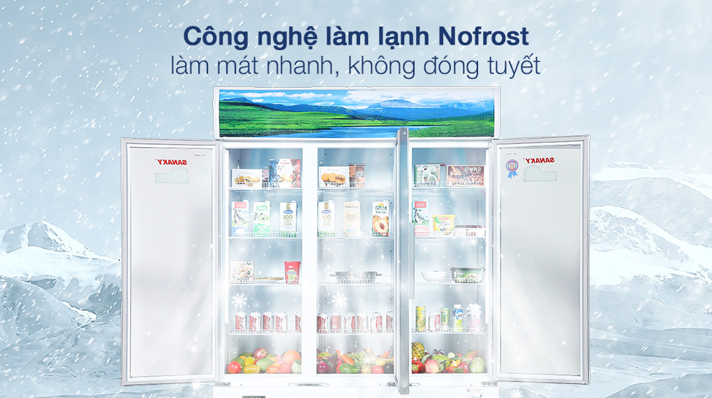 Tủ mát Sanaky 1400 lít VH1520HP