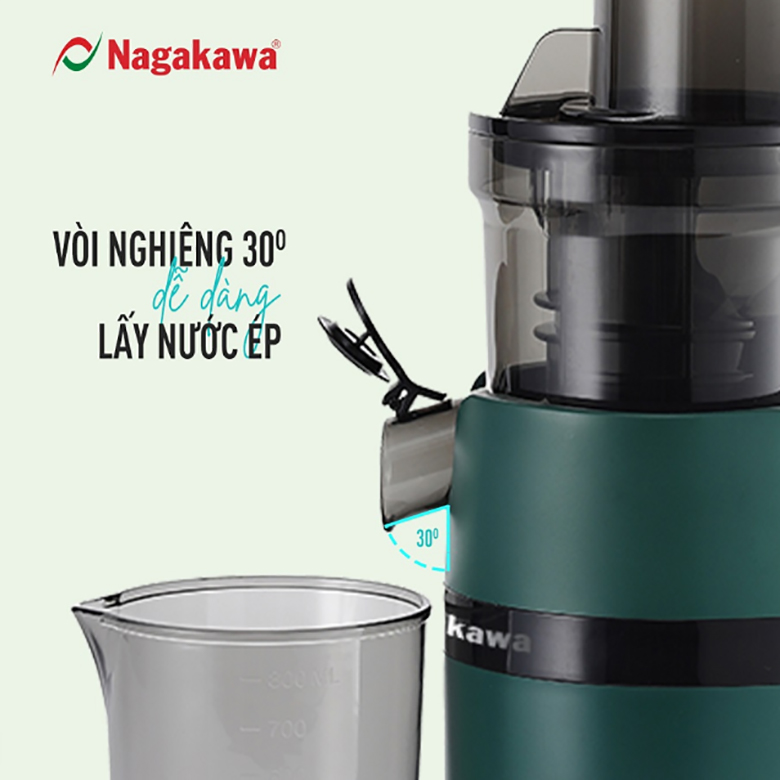 Máy ép chậm Nagakawa NAG0818 (200W)