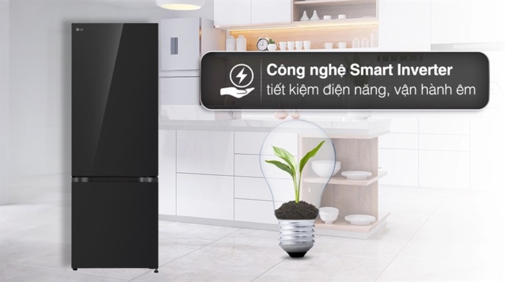 Tủ lạnh LG Inverter 335 lít LBB33BLGA