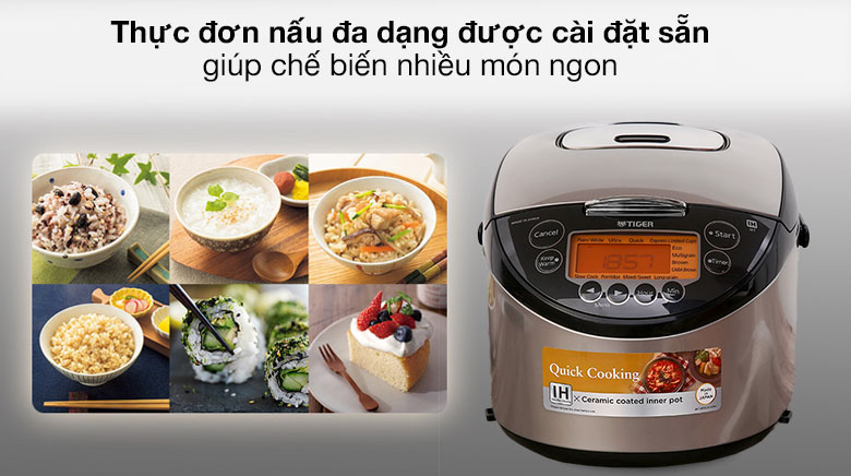 Nồi cơm điện cao tần Tiger JKT-D18V-SK