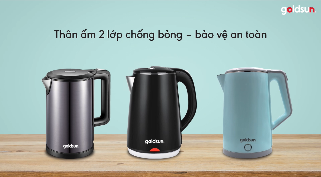 Ấm siêu tốc 2 lớp GKT2640
