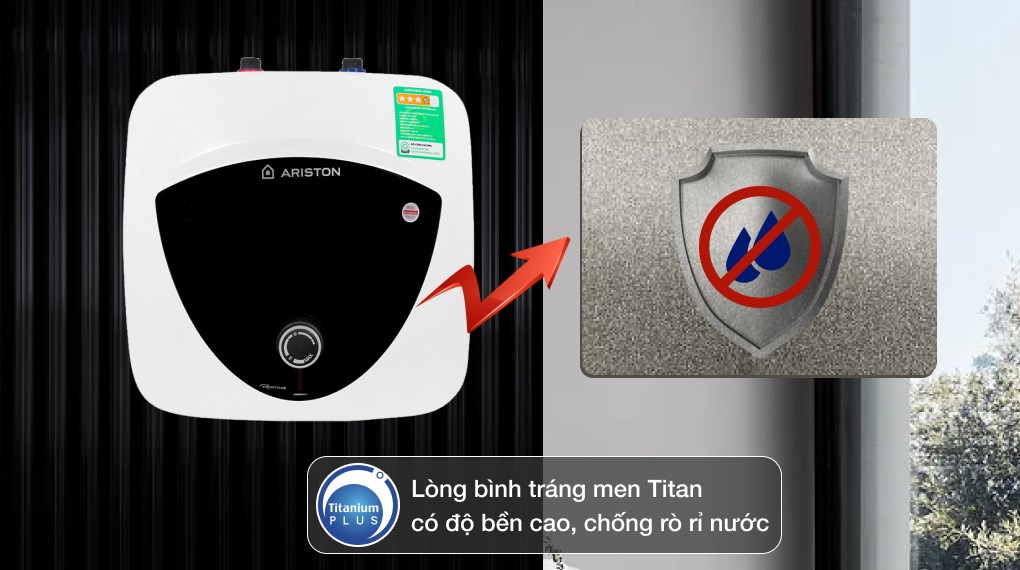 Bình nóng lạnh gián tiếp Ariston Mini 6 lít ANLUX6BE1.5FE