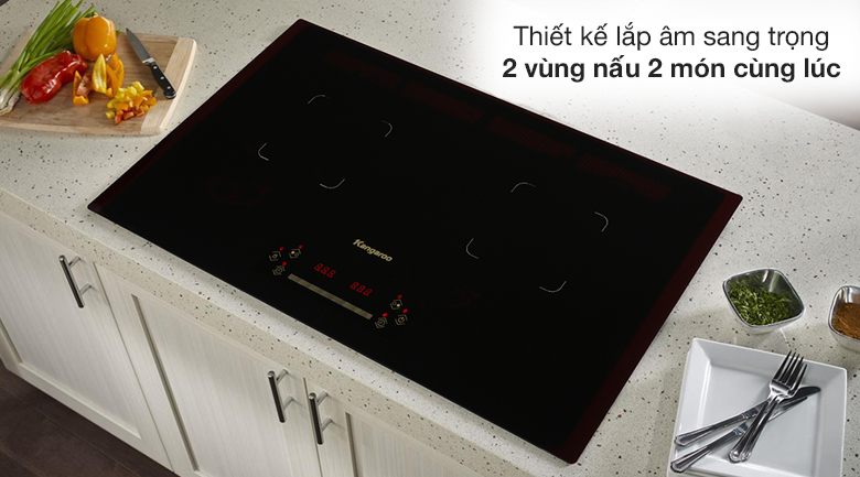 Bếp từ đôi Kangaroo KG851I