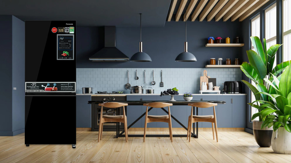 Tủ lạnh Panasonic 2 cánh - Ngăn đá dưới NR-BV281BGMV