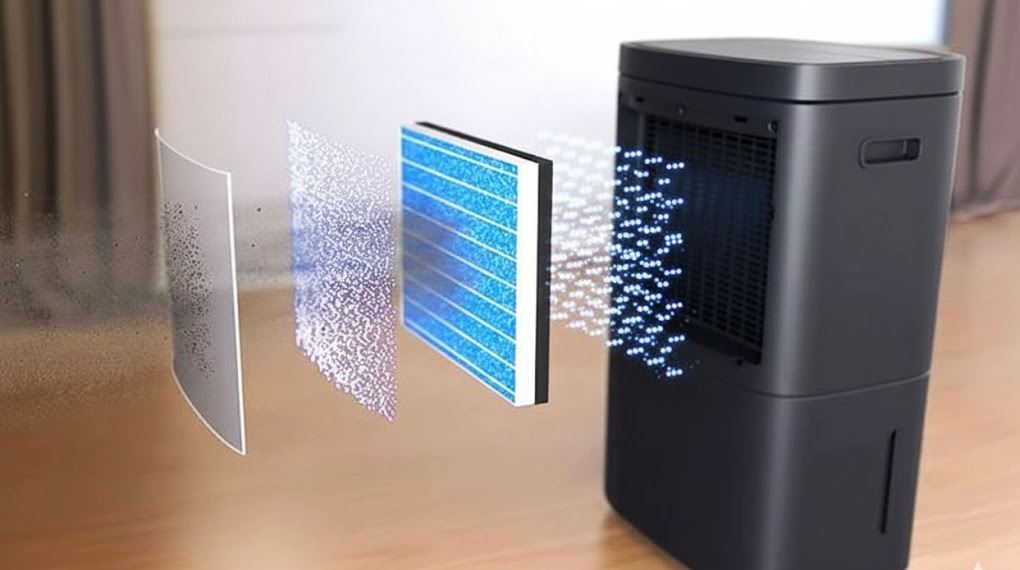 Máy hút ẩm kết hợp lọc không khí Electrolux EDH16TRBD3