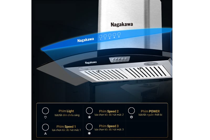 Máy hút mùi Nagakawa NAG1857-70