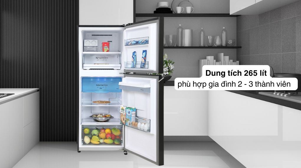 Tủ lạnh Panasonic Inverter 265 lít NR-TV301GVKV