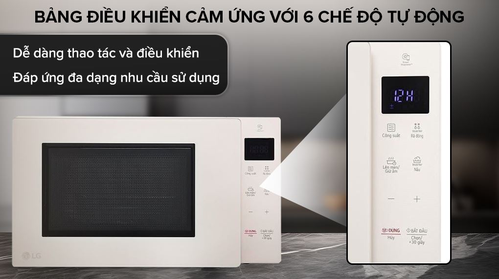 Lò vi sóng LG 25 lít MS2535GIK.BSEPLVN