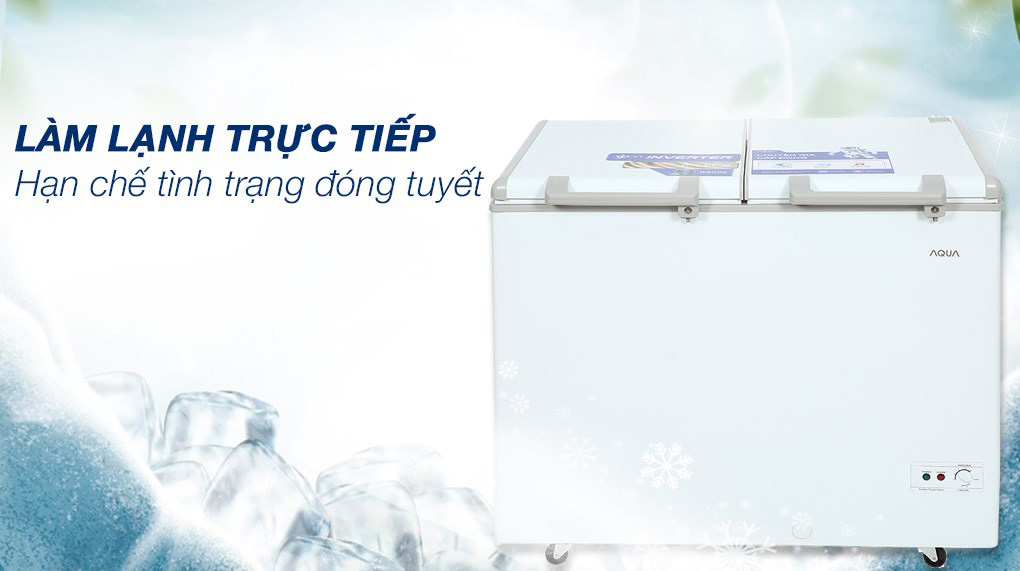 Tủ đông AQUA Inverter 319 lít AQUA-C4201E