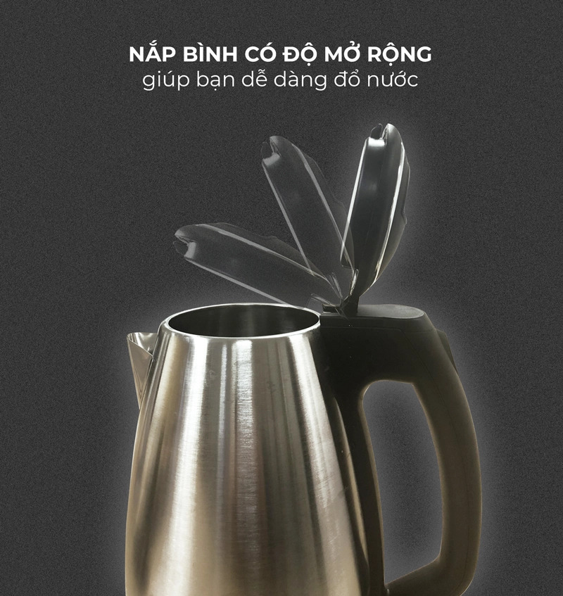 Ấm siêu tốc 1.8L Nagakawa NAG0308