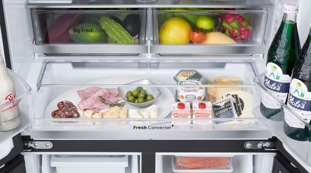 Tủ lạnh LG Inverter 612 lít Multi Door InstaView LFD61BLGAI.ABMPEVN