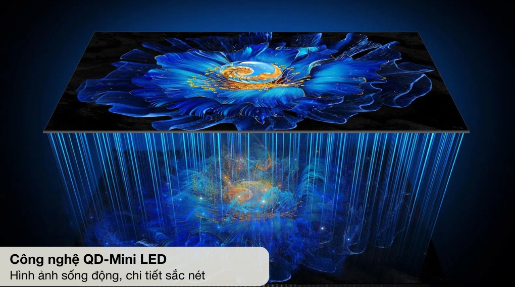 Google Tivi QD-Mini LED TCL AI 4K 55 inch 55C6KS