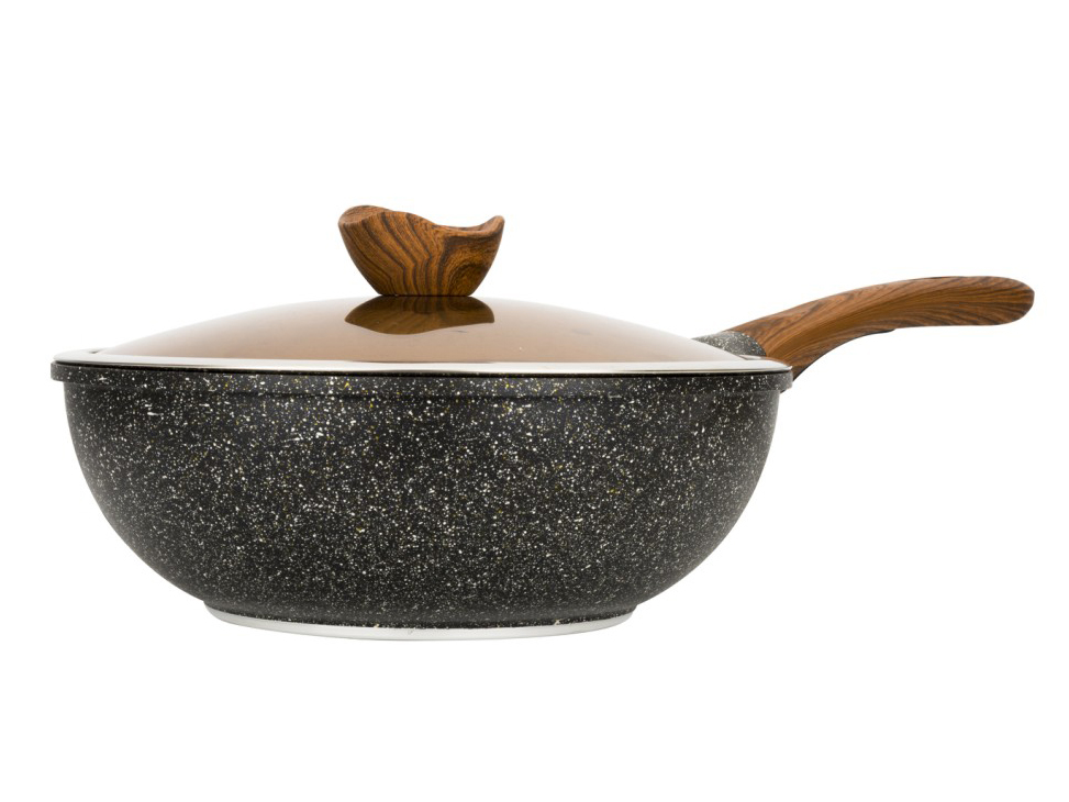 Chảo chống dính nguyên khối đáy từ Nagakawa NAG2854 (28cm)