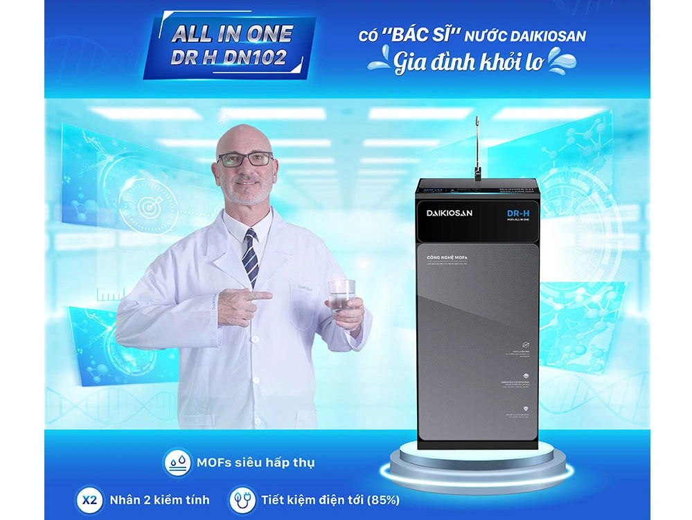 Máy lọc nước RO Dr.H 3D Daikiosan DN102
