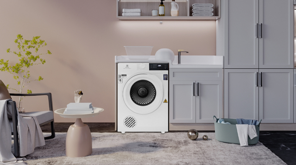 Máy sấy quần áo thông hơi Electrolux 8 kg EDV804H3WC