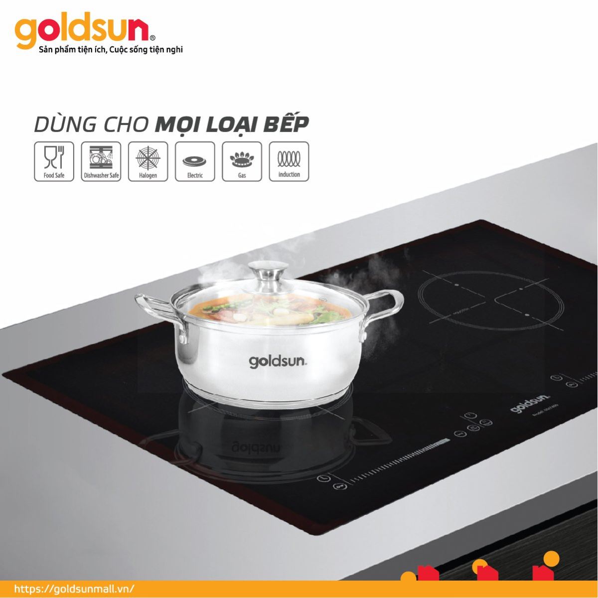 Bộ nồi Goldsun GPS1725