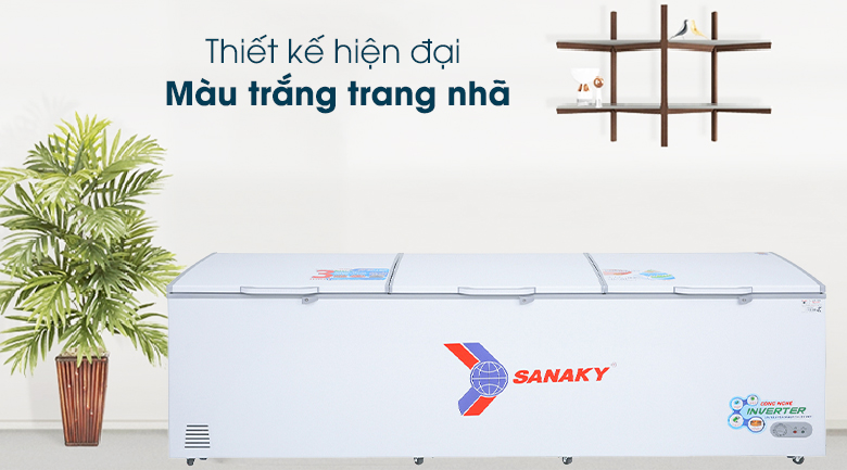 Tủ đông Sanaky Inverter 1.200 lít VH1399HY3