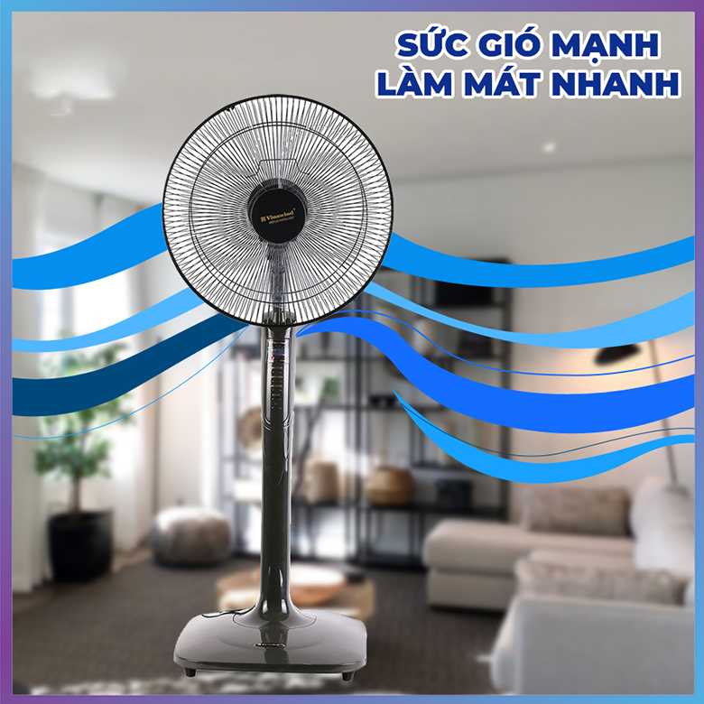 Quạt đứng Vina Wind có khiển QD400XMS