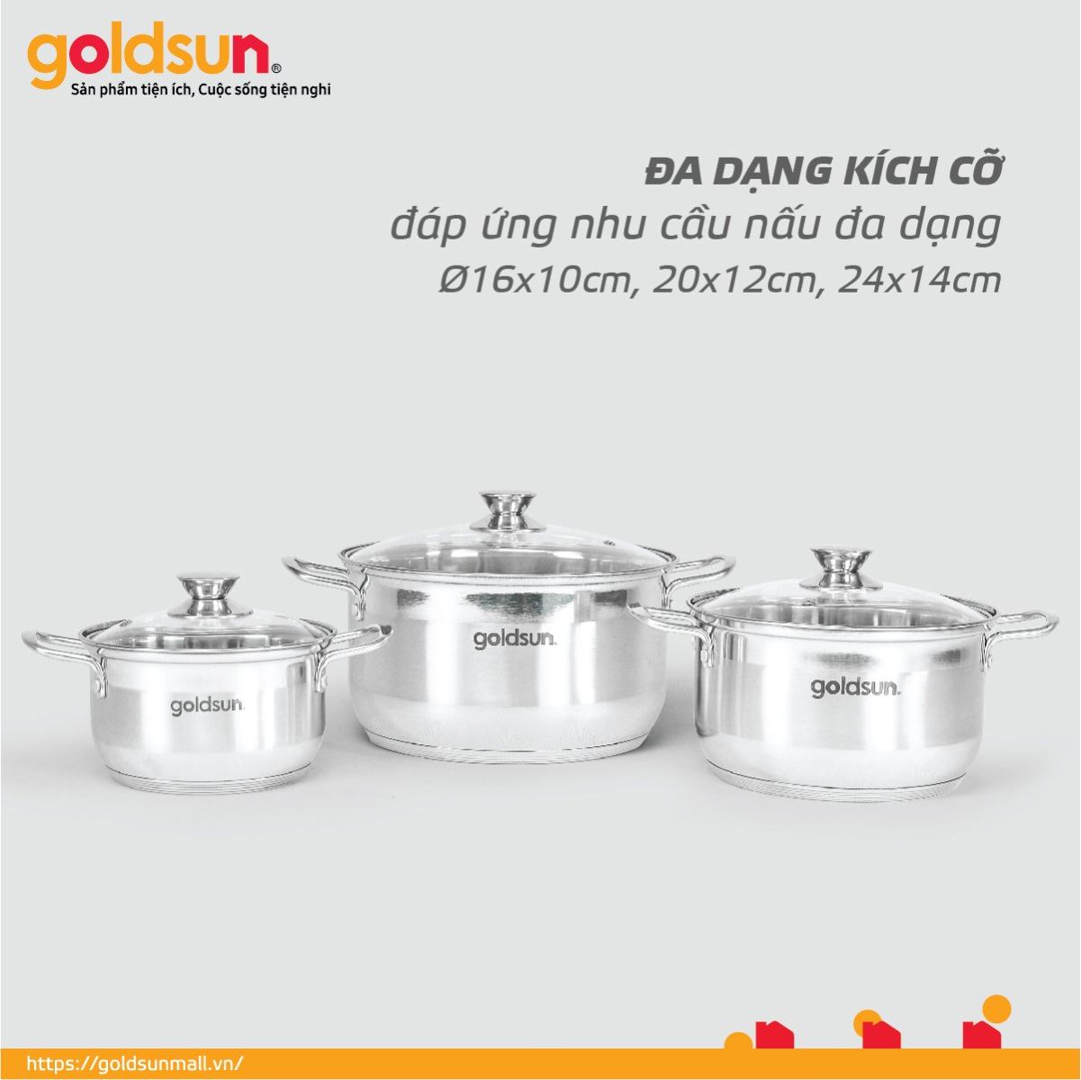 Bộ nồi Goldsun GPS1725
