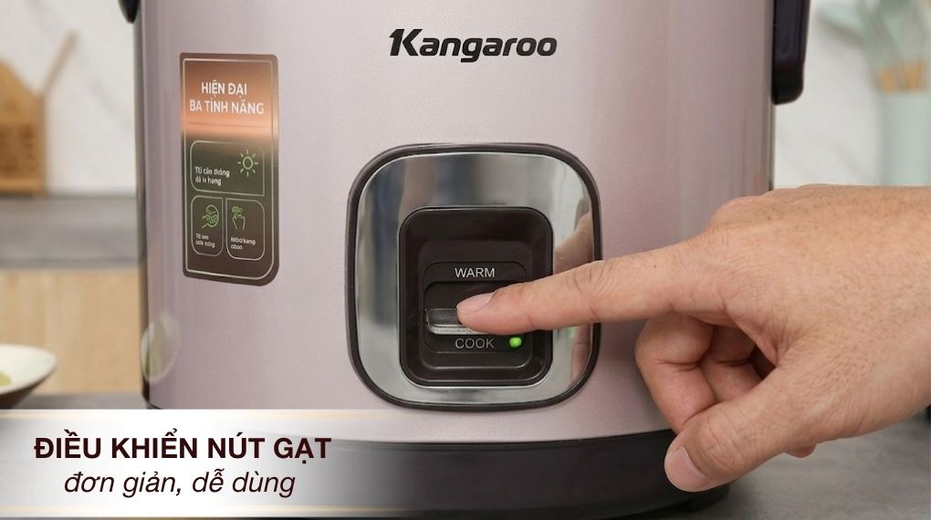 Nồi cơm điện nắp gài Kangaro 3 lít KGRC30M5G