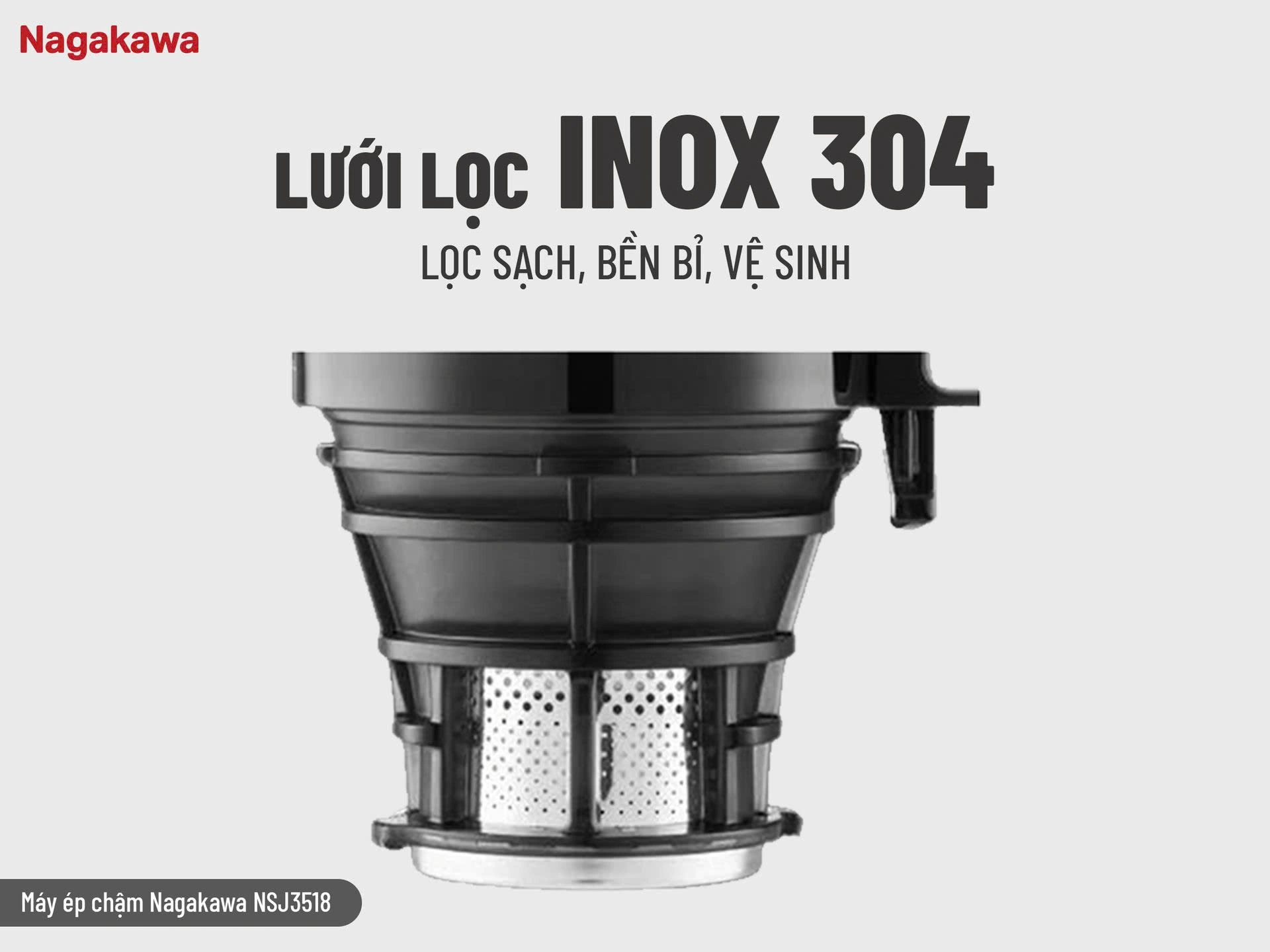 Máy ép chậm Nagakawa NSJ3518