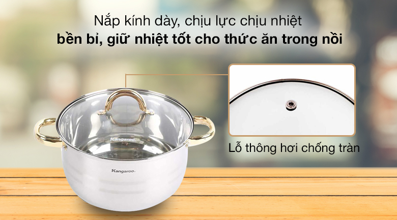 Bộ nồi Kangaroo KG866