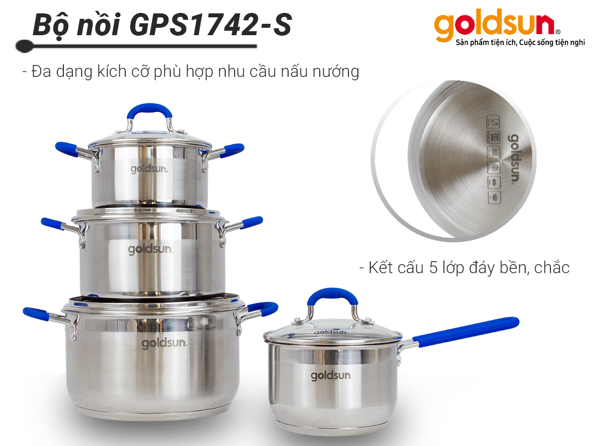 Bộ nồi Goldsun GPS1742-S