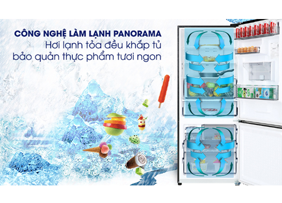 Tủ lạnh Panasonic Inverter 420 Lít BX471WGKV