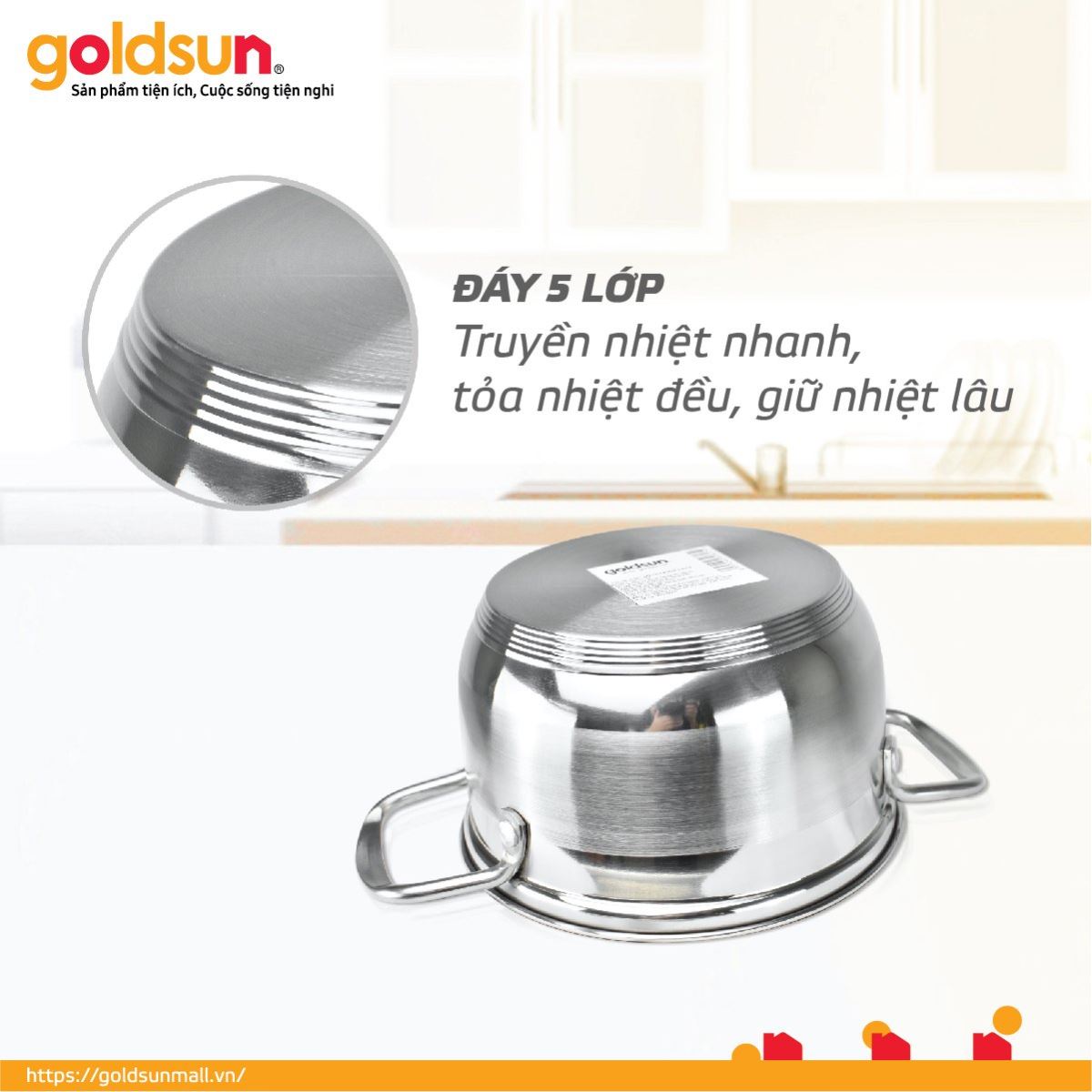 Bộ nồi Goldsun GPS1725