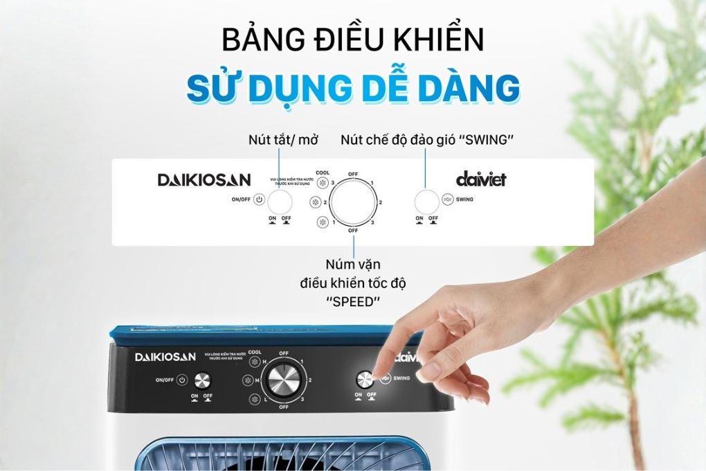 Quạt điều hòa Daikiosan 81W DM110