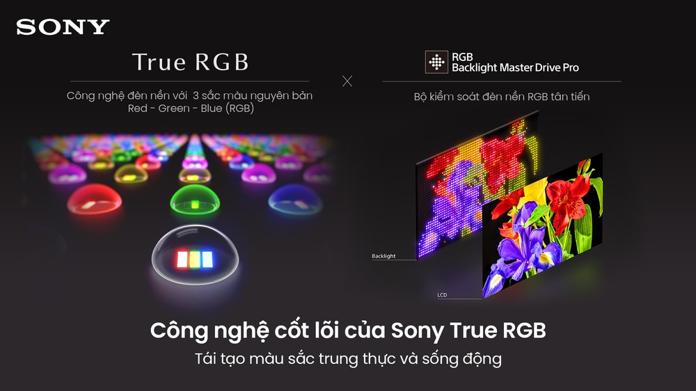 Google Tivi True RGB Sony AI 4K 75 inch K-75XR70M2