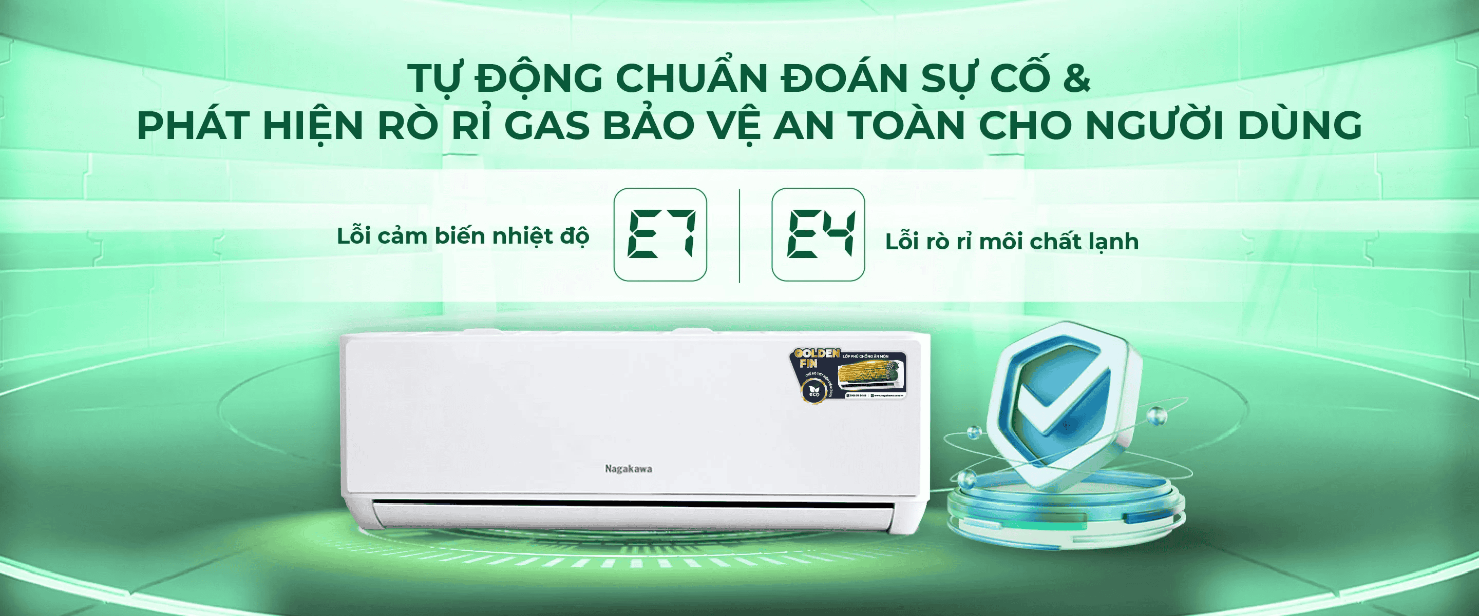 Điều hòa 1 chiều Nagakawa 9000BTU NS-C09R2T30