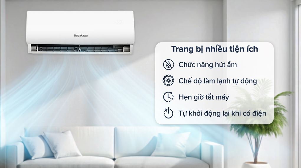 Điều hòa Nagakawa 9.000BTU NS-C09R2B52