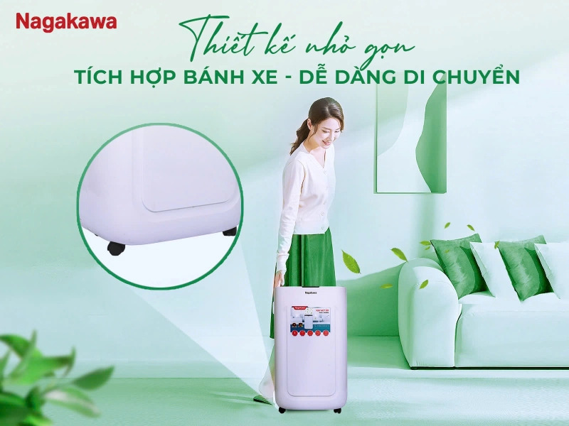Máy hút ẩm 16L Nagakawa NAD8556