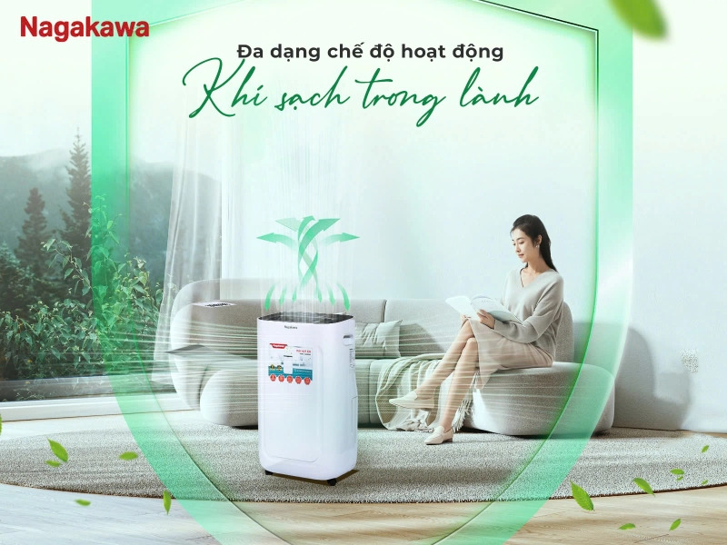 Máy hút ẩm 16L Nagakawa NAD8556
