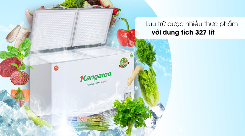 Tủ đông Kangaroo 327 lít KG498KX2