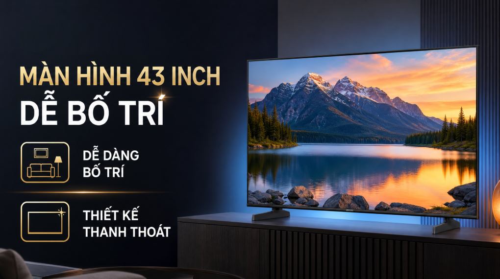 Smart Tivi Crystal UHD Samsung AI 4K 43 inch UA43U8500HKXXV