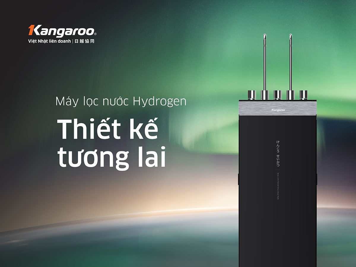 Máy Lọc Nước Kangaroo Hydrogen Nóng Lạnh 11 lõi KG11A18