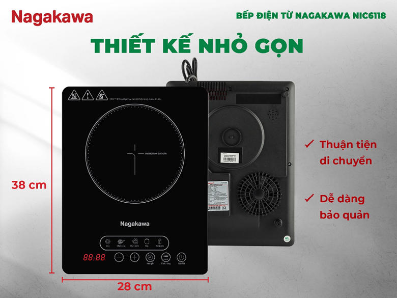 Bếp từ Nagakawa NIC6118