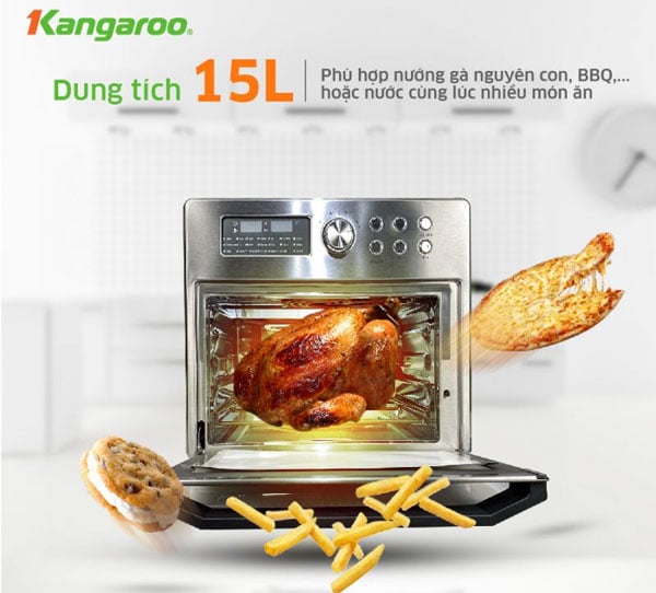 Lò chiên không dầu Kangaroo KG15AF3A