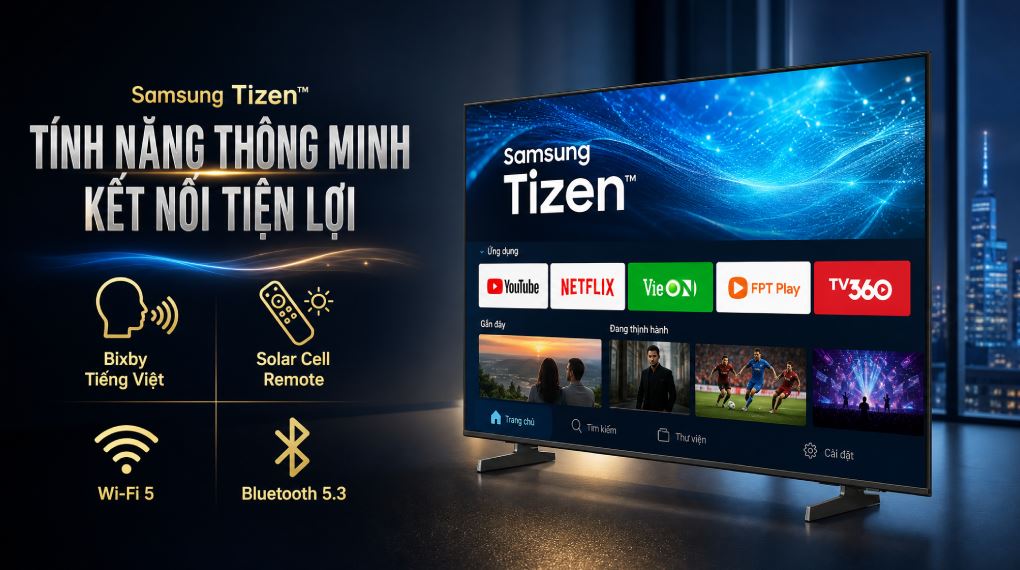 Smart Tivi Crystal UHD Samsung AI 4K 43 inch UA43U8500HKXXV