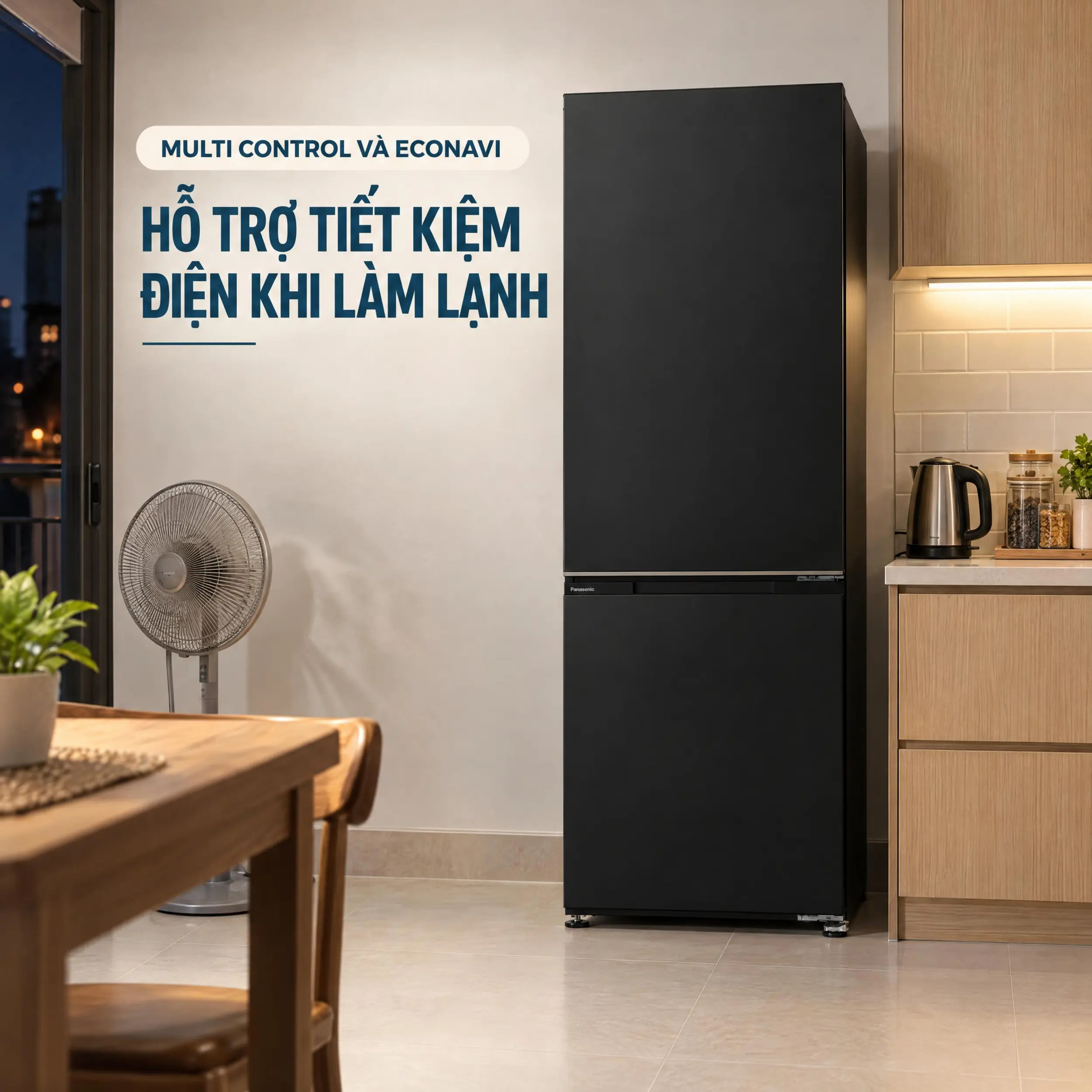 Tủ lạnh Panasonic Inverter 374 lít NR-BV412BWKV