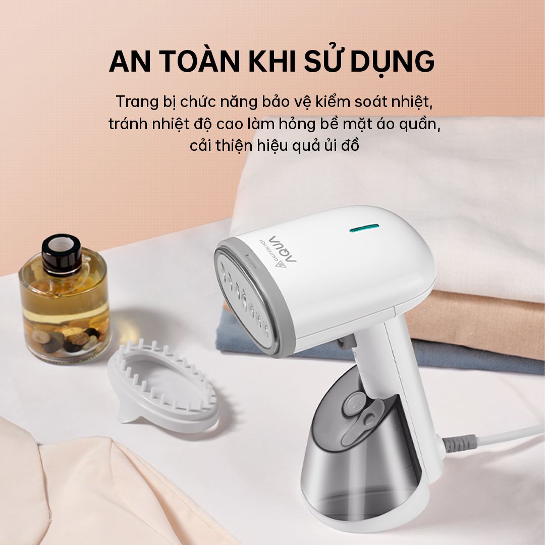 Bàn là hơi nước cầm tay AQUA 1200W AQS-SH2502R(W)-VN