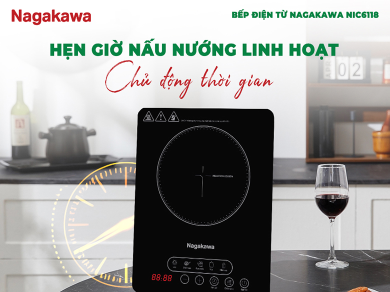 Bếp từ Nagakawa NIC6118