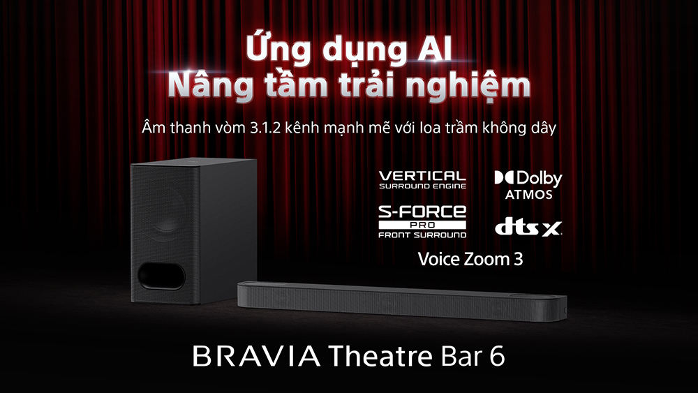 Bộ loa thanh Sony BRAVIA Theatre Bar 6  350W HT-B600//ZSP1
