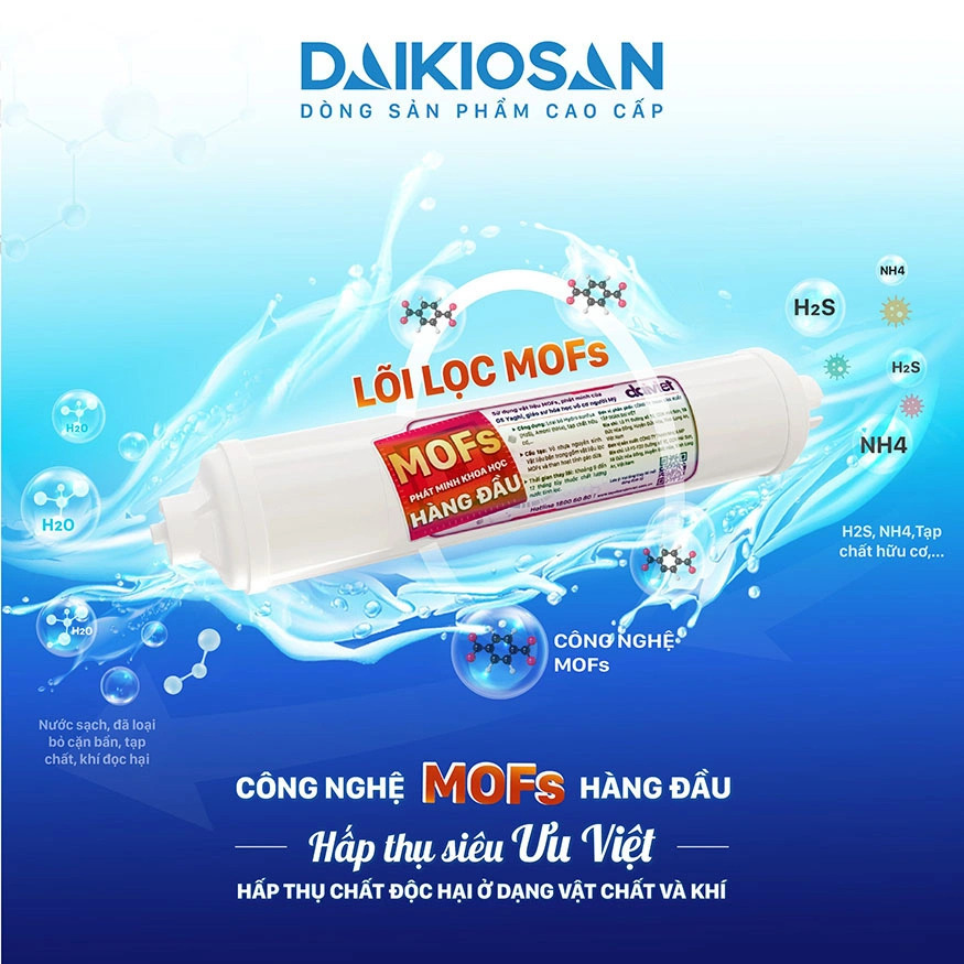 Máy lọc nước RO Dr.H nóng nguội 2D Daikiosan DN201