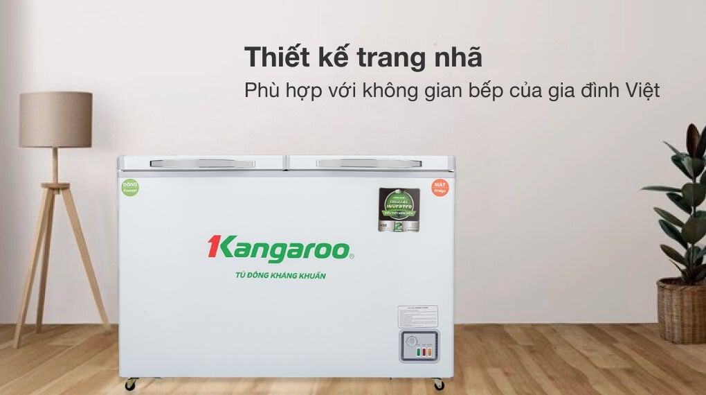 Tủ Đông Mát Kangaroo Inverter 252 Lít KGFZ400IC2