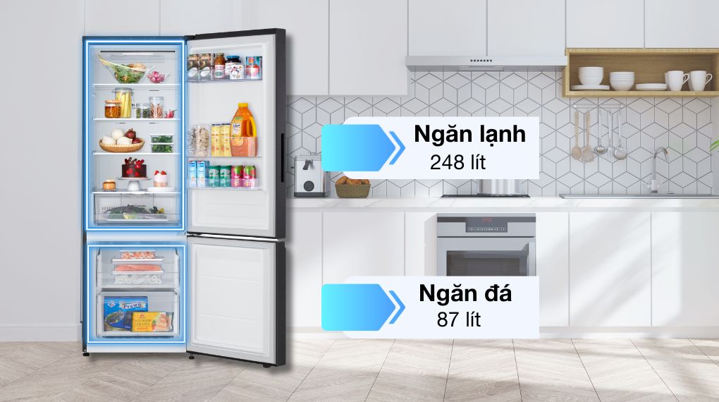 Tủ lạnh LG Inverter 335 lít LBB33BLM.AEPPEVN